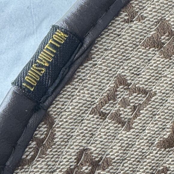 Louis Vuitton Cotton Bucket Hat Beige & Brown Leather Trim Logo 2 3/4” Brim - Picture 12 of 12